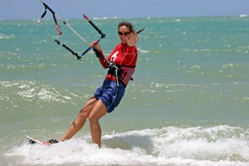 Laurel a réussi à créer tout un univers autour du kiteboarding en République Dominicaine