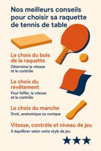 choix raquette ping pong