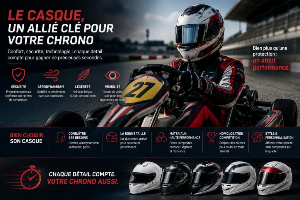 casque karting